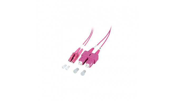 "EFB Duplex Patchkabel LC-SC OM4 5m LSZH 1,2mm erikaviolett"