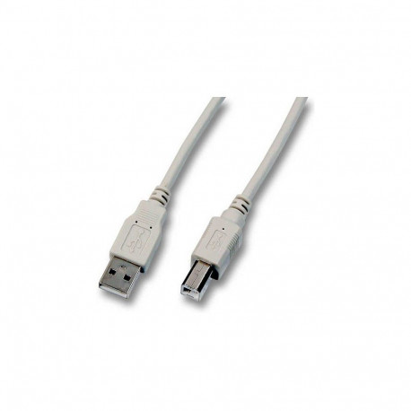 "EFB USB2.0 Anschlusskabel A-B, St.-St., 0,5m, grau, Classic"