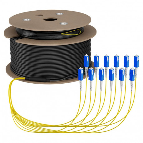"EFB Trunkkabel U-DQ(ZN)BH OS2 12E (1x12) SC-SC 60m Dca LSZH G657A1"