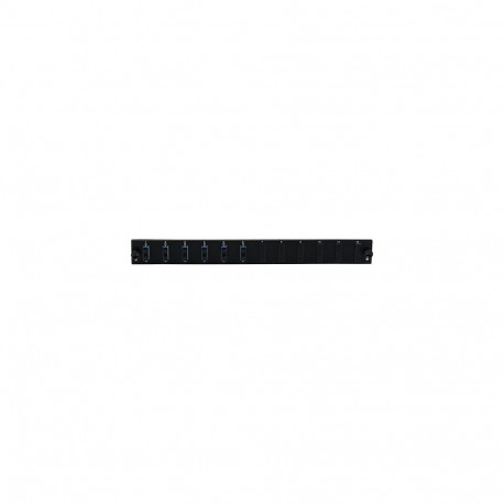 EFB esipaneel 12 Port 6x SC duplex adapterid OS2 vertikaalne, must