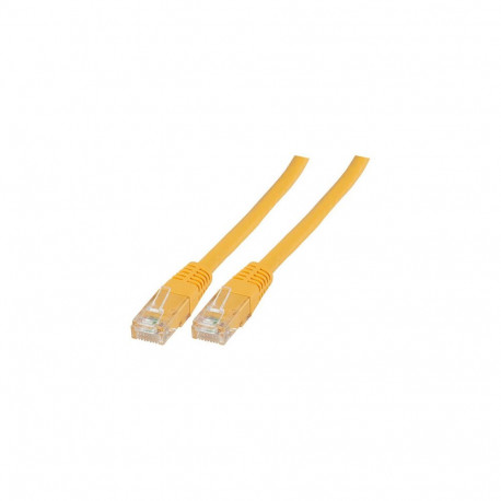 "EFB RJ45 Patchkabel Cat.6 U/UTP PVC CCA gelb 7,5m"