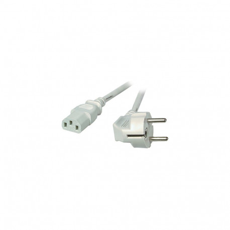 "EFB Netzleitung Schutzkontakt 90 - C13 180, grau, 2,5 m, 3 x 1,00 mm"