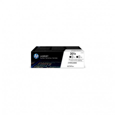 HP 201X 2-pack High Yield Black Original LaserJet Toner Cartridges