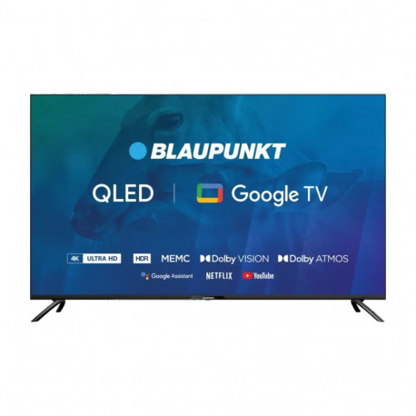 Blaupunkt | QLED TV | 50QBG6000S | 50 | Smart TV | Google TV | UHD | Black