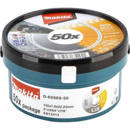 Makita D-65969-50 125x1,0mm INOX Cutting Disk