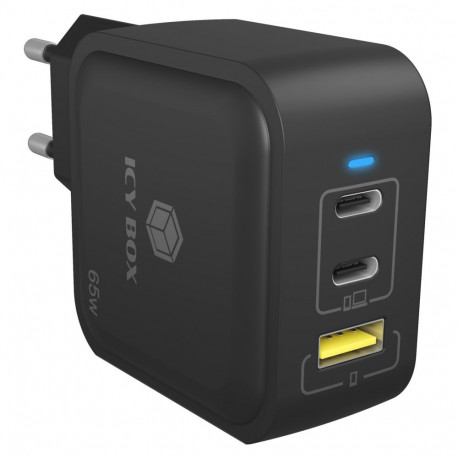ICY BOX laadija IB-PS1030-PD 65W GaN