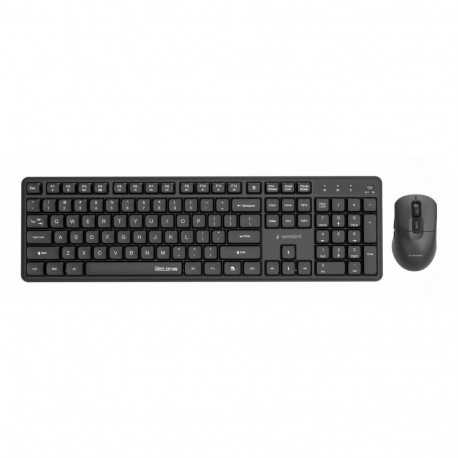 Gembird KEYBOARD +MOUSE WRL ENG/BLACK KBS-WMS-01
