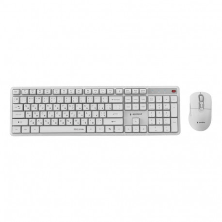 Gembird KEYBOARD +MOUSE WRL CYRILLIC/WHT KBS-WMS-01-W-CYRL