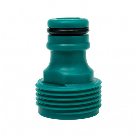 Male hose connector for connecting garden hose to irrigation systems 3/4" ABS 89239 FLO