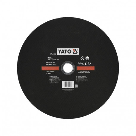 Metal Cutting Disc 350X3.5X32Mm YT-6136 YATO