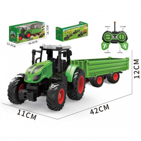 puldiga juhitav traktor haagisega
