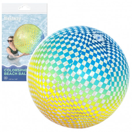 Duża Piłka Dmuchana Plażowa Colorsphere Bestway 107cm 31152
