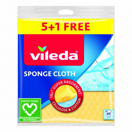 Household cloth/kitchen cloth VILEDA 575 5+1 pcs in a pack