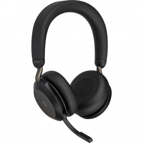 Jabra Evolve2 75 MS Headset BT Over-Ear BLK USB-A + Chargestand