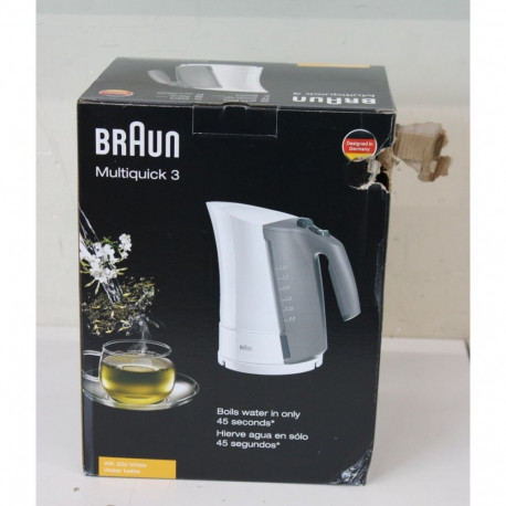 Braun SALE OUT. Kettle | WK 300 | Standard | 2200 W | 1.7 L | Plastic | 360 rotational base | White 
