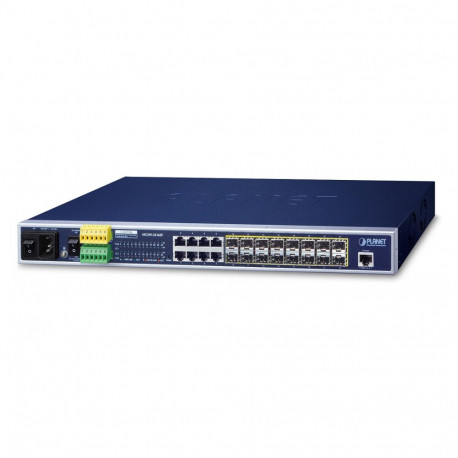 PLANET ethernet-lüliti 16x GE Base-X SFP + 8x GE hallatav