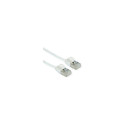 "ROLINE GREEN U/FTP Patchkabel Cat.6A (Class EA), LSOH, slim, wei, 0,3 m"