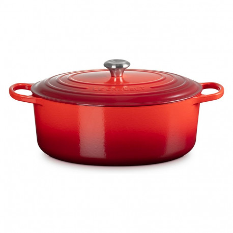 "Le Creuset Bräter 35cm, kirschrot"