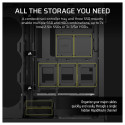 "CORSAIR Midi 5000T (Tempered Glass) Black"