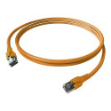 EASYLAN patchkaabel Kat.6A S/FTP 1m, oranž