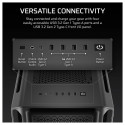 "CORSAIR Midi 5000T (Tempered Glass) Black"