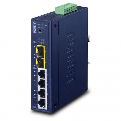 "Planet IGS-4215-4T2S 4-Port Industrial Managed Switch"