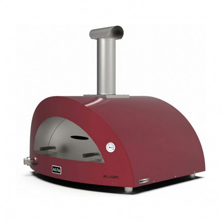 Alfa Forni Moderno 5 Pizze hübriid antiikpunane