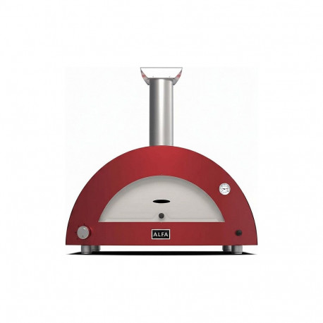 Alfa Forni Moderno 3 Pizze hübriid antiikpunane