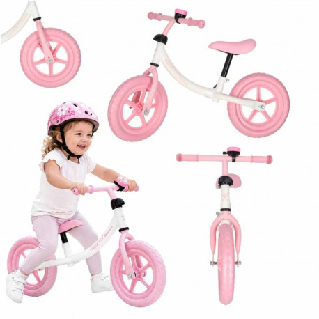 Trike Fix Balance jooksuratas koos kellukesega, roosa