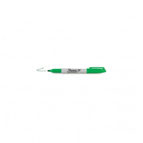 Sharpie Fine Point permanent marker Fine tip Green 12 pc(s)