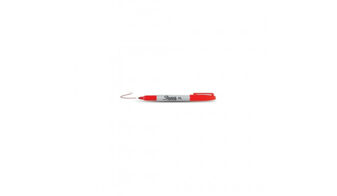 Sharpie Fine Point permanent marker Fine tip Red