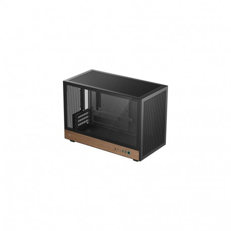 DeepCool CH260 WOOD Micro Tower Black, Wood