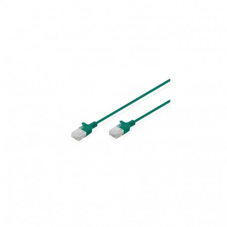 Digitus CAT 6 U-UTP Slim patch cable, 3 m, green