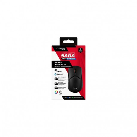 HyperX Pulsefire Saga Pro Wireless Gaming Mouse (Black)