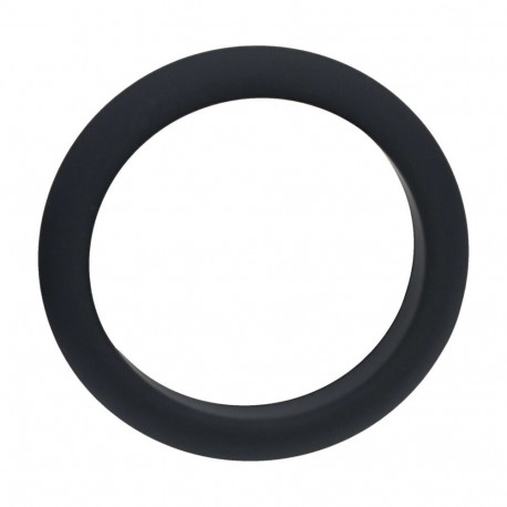 Wide O peeniserõngas L 42mm silikoonist, must