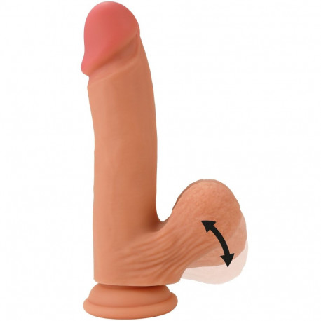 Realistic dildo vedelast silikoonist 19cm