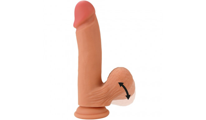 Realistic dildo vedelast silikoonist 19cm