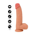 Realistic dildo vedelast silikoonist 19cm