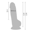 Realistic dildo PVC 18cm
