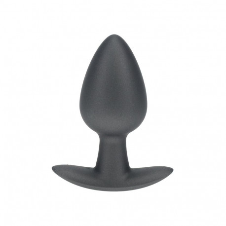 Anaaltapp keskmine sile silikoonist 3.1 / 7,9cm, tumehall metallik