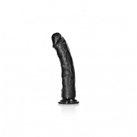 Kõver realistlik dildo iminapaga 10/25,5cm