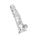 dildo TPE 22.5cm, läbipaistev