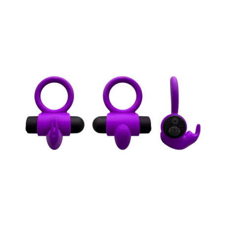 E9 PURPLE RECHARGEABLE VIBRATING RING