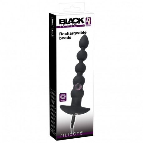 Black Velvets anaalhelmed silikoonist vibratsiooniga 21cm