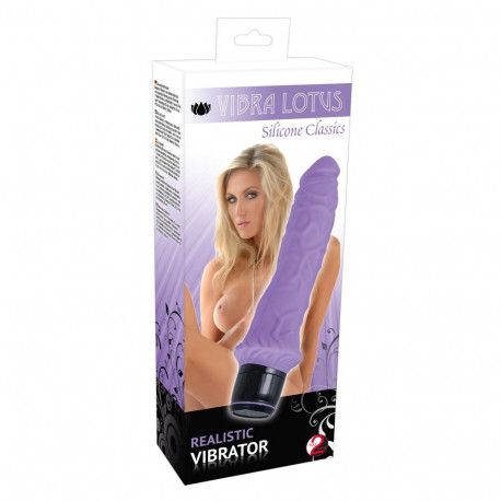 Klassikaline silikoonvibrator, lilla