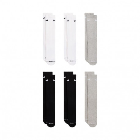 Skarpety Nike Everyday Elevated 6 par białe, czarne, szare HQ8021 903 43-46