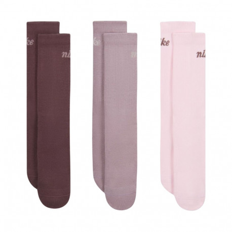 Skarpety Nike Everyday Elevated Crew 3 pary różowe, brązowe IH8528 903    38-42,5