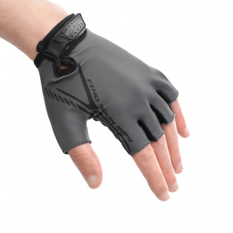 Rękawiczki rowerowe Meteor MX10 czarno-szare 17605-17607-17608 S