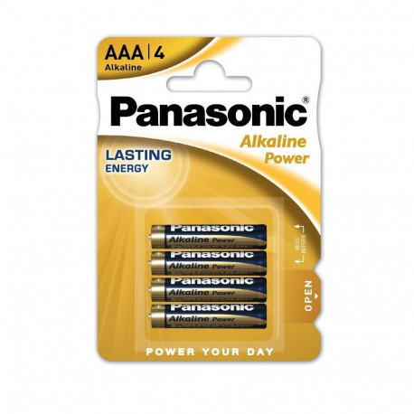 PANASONIC ALKALINE BATTERY LR03 AAA BLISTER 4
