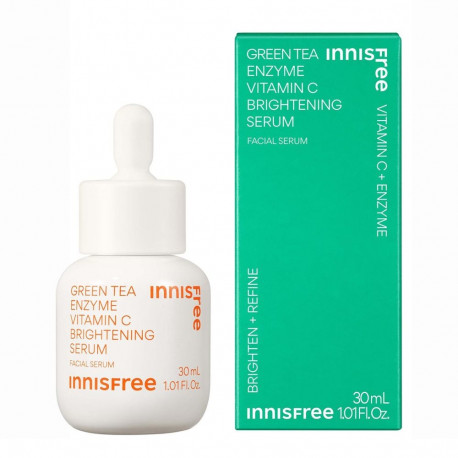 INNISFREE helendav näoseerum rohelise tee ensüümiga ja C-vitamiiniga 30ML